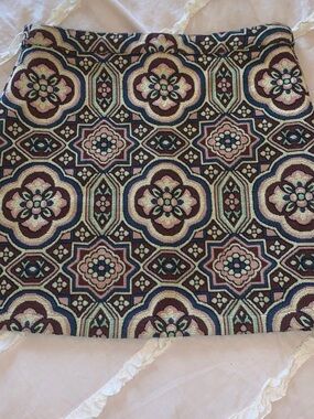 Clara Oswald Topshop Multicolor Woven Pattern Skirt - Doctor Who SA